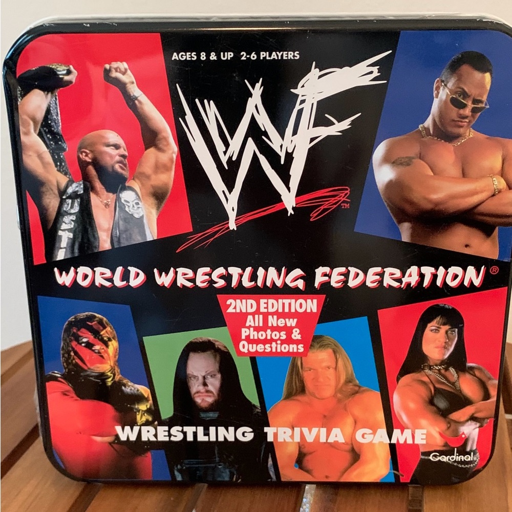 Wrestling Trivia Game•World Wrestling Federation 1999 2nd Edition•Vintage•NEW